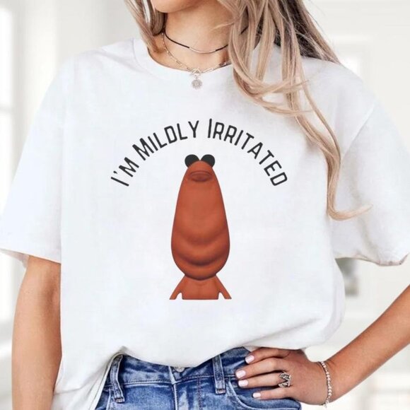 Marcus The Worm Shirt, I_m Mildly Irritated Shirt, Jimbo James Shirt 140 - Picture 1 of 5